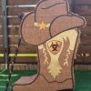 Piñata Personalizada de Bota de Vaquero