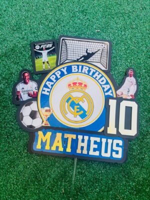 Cake Toppers Personalizados de Fútbol