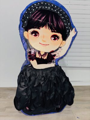 Piñata personalizada de Wednesday Addams