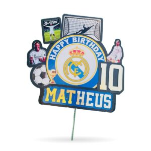 Cake Toppers Personalizados de Fútbol