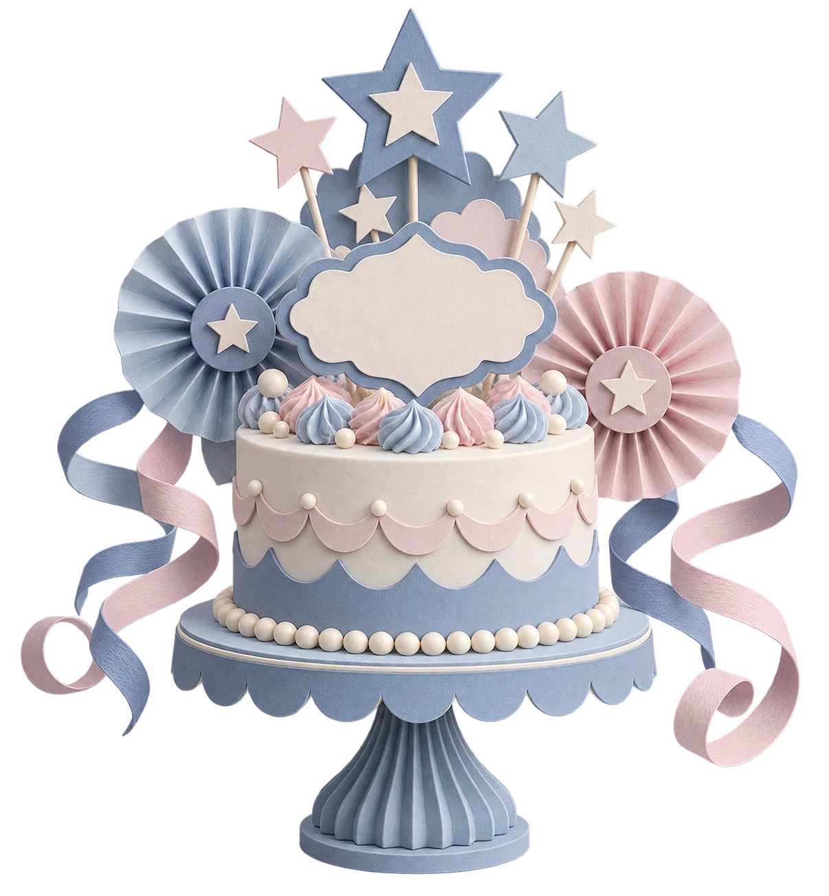 Pastel con cake toppers