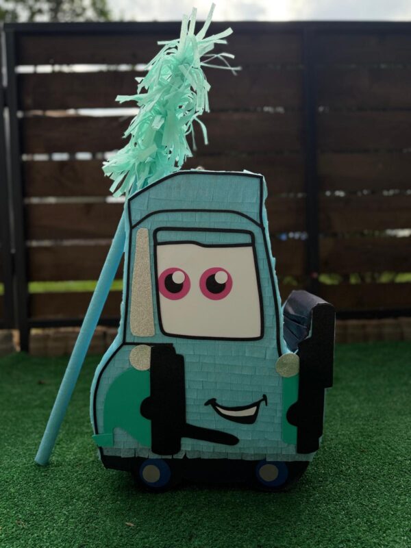 Piñata Montacargas Azul Piñata Montacargas Azul